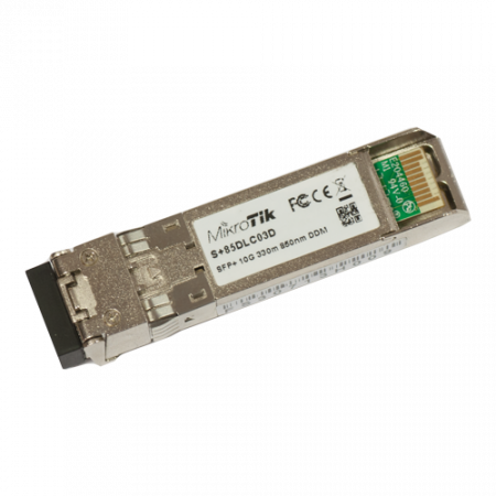 Echipamente active FO - Modul SFP+ 10G MM 300m 850nm Dual LC-connector - Mikrotik S+85DLC03D