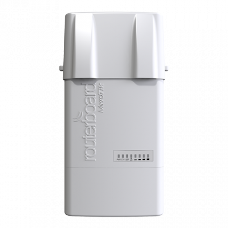 Transmisie wireless IP - NetBox 5, 1 x Gigabit, 802.11ac 2x2 5Ghz, PoE, outdoor, rail mount - MikroTik RB911G-5HPacD-NB