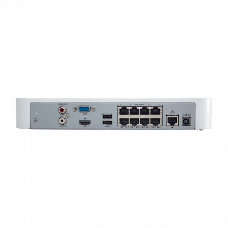 NVR 4K, 8 canale 8MP + 8 porturi PoE, compresie H.265 Ultra - UNV NVR301-08LS3-P8 [2]