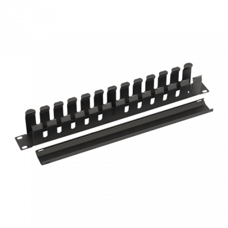 Retelistica - Organizator metalic cabluri, 1U, 24 out - ASYTECH Networking ASY-CM-24