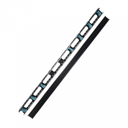Accesorii rack-uri - Organizator vertical cabluri, metalic, 42U - ASYTECH Networking ASY-VCM-42