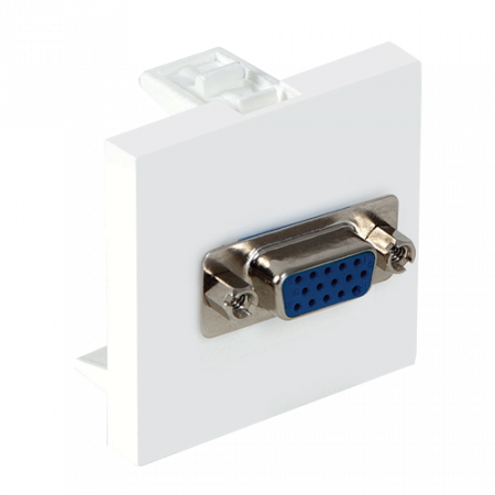 Canal cablu cu accesorii - Panel echipat cu socket VGA - DLX DLX-245-57
