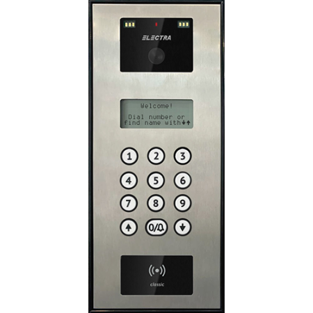 Panouri exterioare - Panou exterior audio, semiduplex digital - ELECTRA P4S.VBS