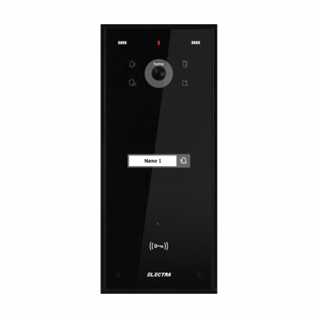 Panouri exterioare - Panou exterior video Home pentru 1 Familie - SMART, G3, montaj aparent, NEGRU - ELECTRA VPH.01S03.ELBTL