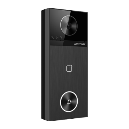 Panouri exterioare - Panou exterior videointerfon TCP/IP 4MP, IR 3m, Wi-Fi6, Bluetooth, M1, IP65 - HIKVISION DS-KV6114-WBE1