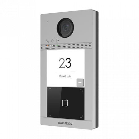 Panou exterior videointerfon TCP/IP pentru 1 familie, Wi-Fi 2.4GHz, control acces integrat - HIKVISION DS-KV8113-WME1 [2]