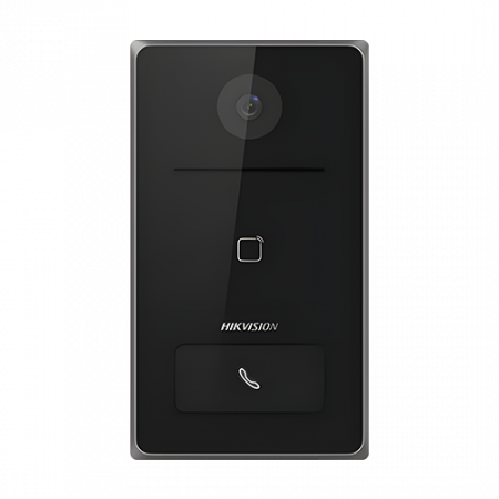 Panouri exterioare - Panou exterior videointerfon TCP/IP, Wi-Fi, 2MP, IR 2.5m, 1 familie, montaj ingropat, PoE - HIKVISION DS-KV6133-WME1-Ingropat