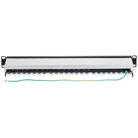 Patch Panel 24 porturi RJ45, Cat6a, Ecranat, 1U - TRENDnet TC-P24C6AS [2]