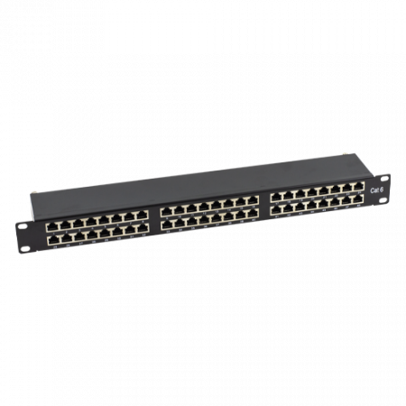 Retelistica - Patch Panel 2U, FTP cat6, 48 porturi RJ45 - ASYTECH Networking ASY-PP-FTP6-48
