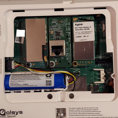 Placa de retea Ethernet pentru panoul IQ - DSC QC000B-BP [1]