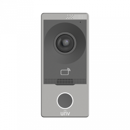 Panouri exterioare - Post exterior videointerfon TCP/IP, IR, Wi-Fi, IK08 - UNV OEU-201S-HMK-W