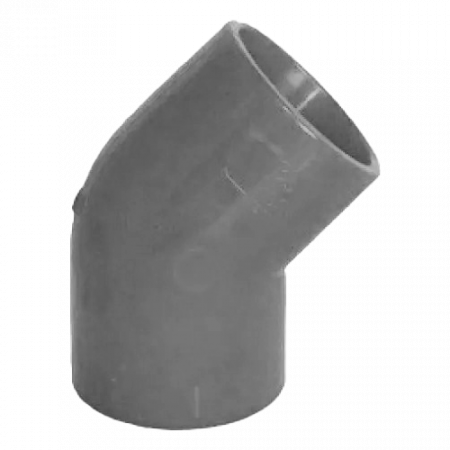 Accesorii sisteme incendiu - Racord ABS 45Â° gri pentru teava de 25 mm, 10 bucati - Honeywell PIP-006-G