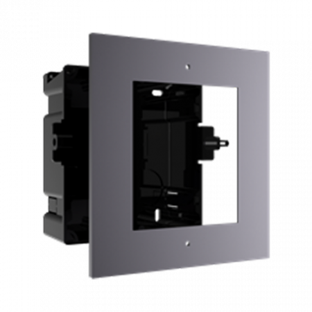 Accesorii interfoane - Rama montaj ingropat, 1 modul, pentru Interfon modular - HIKVISION DS-KD-ACF1