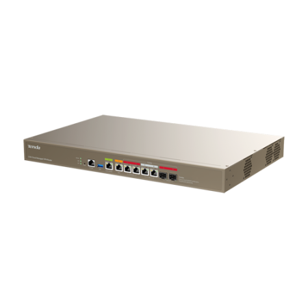 Retelistica - Router 1 x RJ45 2.5G, 3 x RJ45 1G, 2 x combo RJ45/SFP 1G, Multi-WAN, Cloud Management - TENDA TND-G300-F