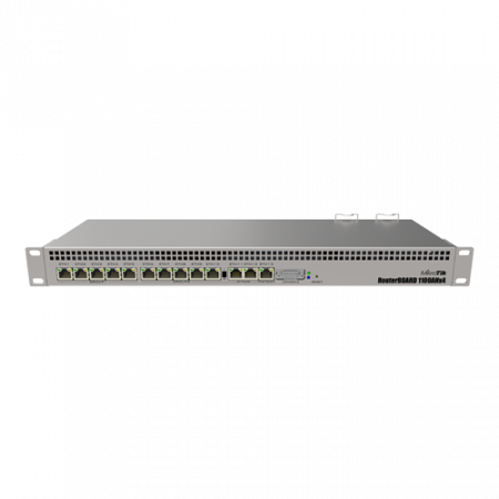 Routere - Router 13 x Gigabit, RouterOS L6, 1U, Dual PSU - MikroTik RB1100x4