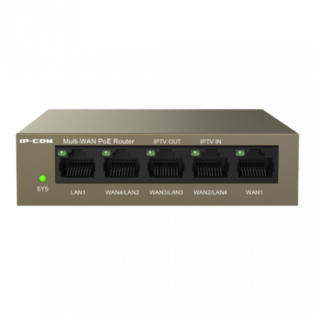 Router 4 porturi Gigabit PoE+, 55W, 1 port RJ45 Gigabit, management - IP-COM M20-PoE [1]