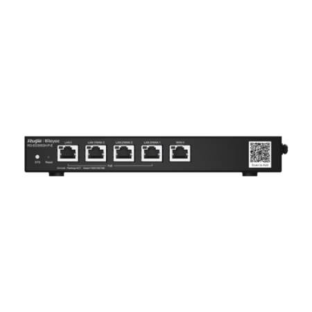 Router 4 x RJ45 1G PoE, 1 x RJ45 1G, Buget PoE 60W, Multi-WAN, Cloud Management - Ruijie RG-EG305GH-P-E [3]