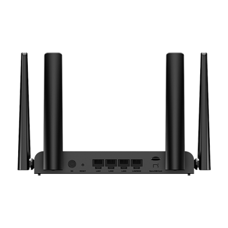 Router 4G LTE, Wi-Fi 4, N300, 1 x slot Nano SIM, 4 x RJ45 1G, Cloud Management - Ruijie Reyee RG-EW300T [2]