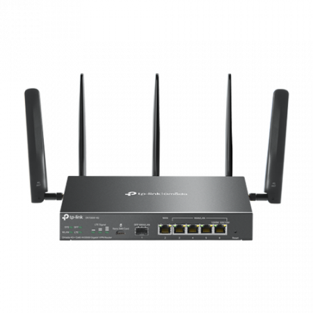 Routere - Router 4G+, Wi-Fi 6, AX3000, Nano SIM, 1 x SFP Gigabit, 5 x RJ45 Gigabit - TP-Link Omada ER706W-4G
