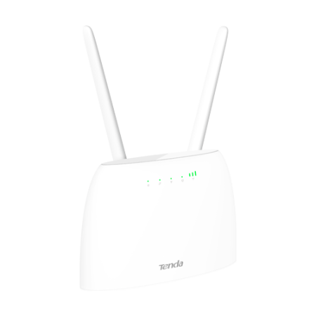 Retelistica - Router 4G, Wi-Fi, N300, 2.4GHz, 1 x SIM, 2 x RJ45 10/100 Mbps, 1 x RJ11 - TENDA TND-4G06