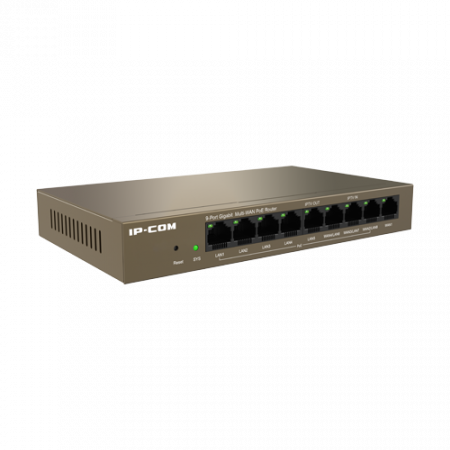 Router 8 porturi Gigabit PoE+, 95W, 1 port RJ45, Management - IP-COM M20-8G-PoE [2]