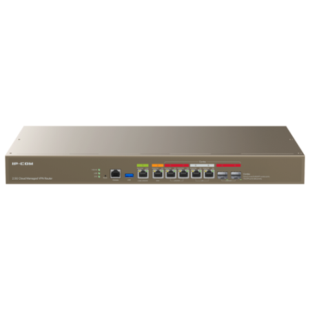 Router VPN, 1 x RJ45 2.5G, 3 x RJ45 1G, 2 x combo SFP/RJ45 1G, Multi-WAN, Cloud Managed - IP-COM M50-F [1]
