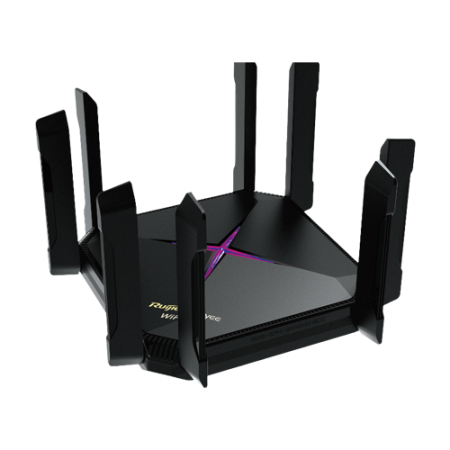 Routere - Router Wi-Fi 6 Dual-Band, AX6000, 1 x RJ45 2.5G, 4 x RJ45 1G, Cloud Management - Ruijie Reyee RG-EW6000GX
