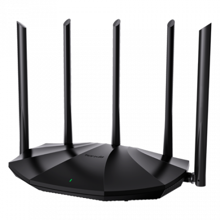 Routere - Router Wi-Fi 6, DualBand 2.4Ghz/5GHz, 300+1201Mbps, 5x6dBi, 4 porturi Gigabit - TENDA TND-TX2-PRO