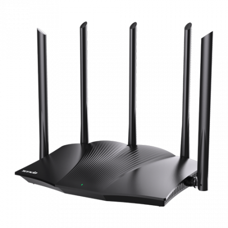 Routere - Router Wi-Fi 6, DualBand2.4/5GHz, 574+2402 Mbps, 5x6dBi, 4 x Gigabit - TENDA TND-TX12-PRO-V20