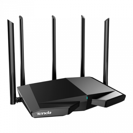 Routere - Router Wi-Fi 6e, AX5700 TriBand 2.4/5GHz/6GHz, 861+2402+2402 Mbps, 5x6dBi, 4 x Gigabit - TENDA TND-TX27-PRO