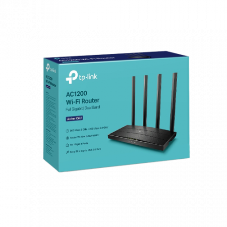 Router Wireless TP-Link Archer C6U AC1200 Dual-Band OneMesh Beamforming ArcherC6U [3]