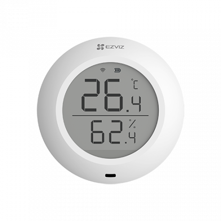 Smart Home - Senzor de temperatura si umiditate Smart Home EZVIZ, afisaj 1.8 inch, comunicare Wireless ZigBee CS-T51C