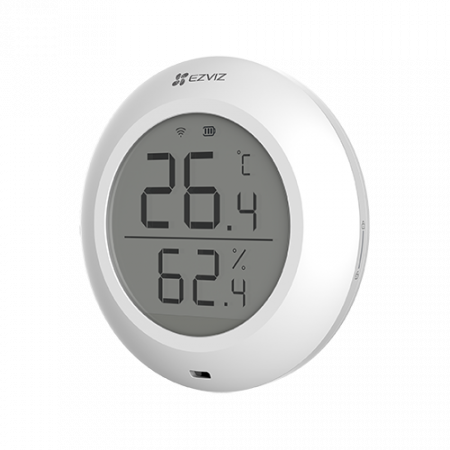 Senzor de temperatura si umiditate Smart Home EZVIZ, afisaj 1.8 inch, comunicare Wireless ZigBee CS-T51C [1]