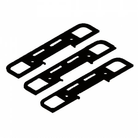 Accesorii interfoane - Set adaos-uri inchizator yala, negru - ELECTRA SET.235N.INC
