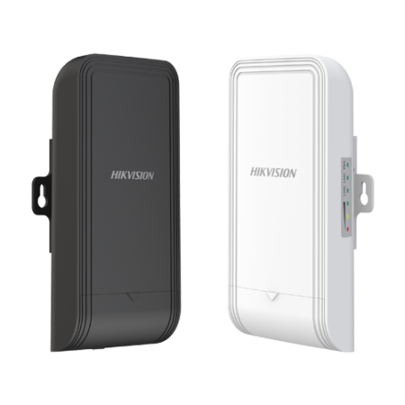 Transmisie wireless IP - Set Bridge wireless 2.4GHz, 300Mbps, 500 m, 7dBi, PoE IN/OUT, Management - HIKVISION DS-3WF500T-EI-2N-P