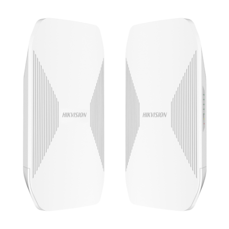 Retelistica - Set Bridge wireless 5GHz, 867Mbps, 5 km, 16dBi, PoE IN/OUT, Management, IP55 - HIKVISION DS-3WF5000-SI-5ACG-2P