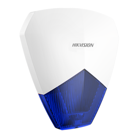 Sirene - Sirena cablata AX PRO de exterior cu flash, led Albastru, IP54 - HIKVISION DS-PS1-B