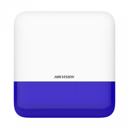 Sirene - Sirena wireless AX PRO de exterior cu flash, led albastru, 868Mhz - HIKVISION DS-PS1-E-WE-B