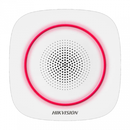 Sirene - Sirena wireless AX PRO de interior cu led rosu, 868Mhz - HIKVISION DS-PS1-I-WE-R
