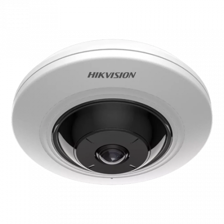 Smart Event, Fish Eye - Camera IP, 5MP, lentila 1.05mm, IR8m, Mic., Alarm, PoE - HIKVISION DS-2CD2955G0-ISU-1.05mm [1]
