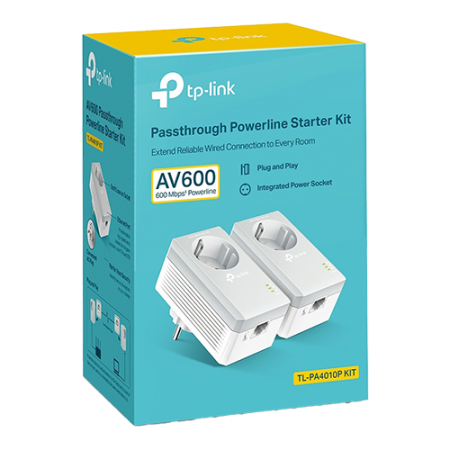 Starter kit Powerline TP-LINK TL-PA4010PKIT AV600 Passthrough - TP-LINK TL-PA4010PKIT [2]