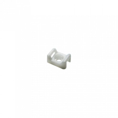 Organizatoare si accesorii - Suport plastic prindere coliere, ALB, 23x16x10 mm, 100 buc TAC-2-W