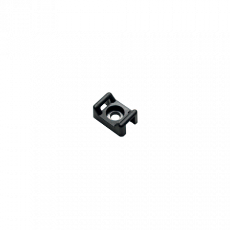 Organizatoare si accesorii - Suport plastic prindere coliere, NEGRU, 23x16x10 mm, 100 buc TAC-2-B