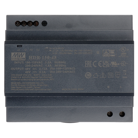 Sursa alimentare 48V DC, 3.2A, 150W, montaj sina DIN - HIKVISION DS-KAW150-4N [1]