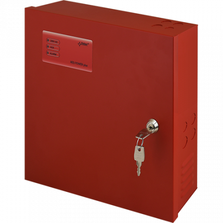 Sursa de alimentare EN 54-4, 27.6V/4.6A, cutie metalica cu loc acumulatori 2x7Ah/12V - PULSAR EN54C-5A7 [1]