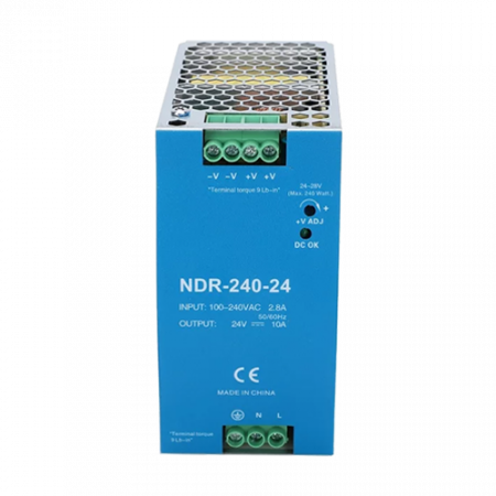 Sursa de alimentare in comutatie, 24V / 10A, sina DIN - MEAN WELL NDR-240-24 [1]