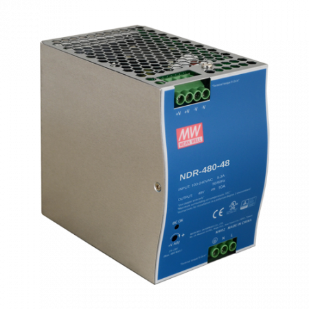 Surse de alimentare si UPS - Sursa de alimentare in comutatie, 48V/10A, 480W, sina DIN - MEAN WELL NDR-480-48