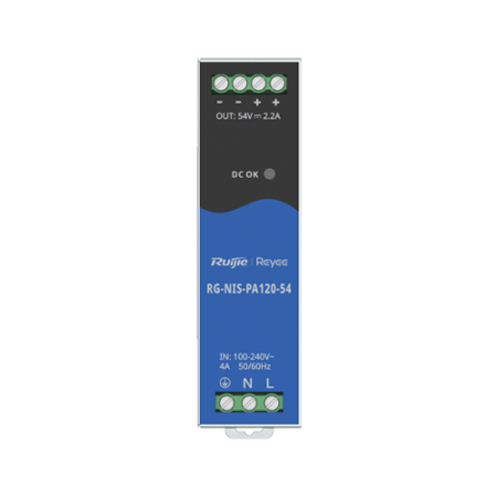 Sursa de alimentare in comutatie, 54V/2.2A, 120W, sina DIN - Ruijie Reyee RG-NIS-PA120-54 [1]