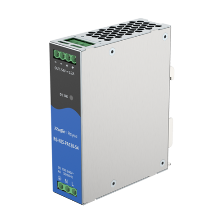 Supraveghere video - Sursa de alimentare in comutatie, 54V/2.2A, 120W, sina DIN - Ruijie Reyee RG-NIS-PA120-54