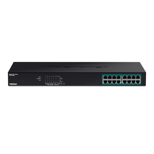 Switch 16 porturi Gigabit PoE+ 246W - TRENDnet TPE-TG160G [1]